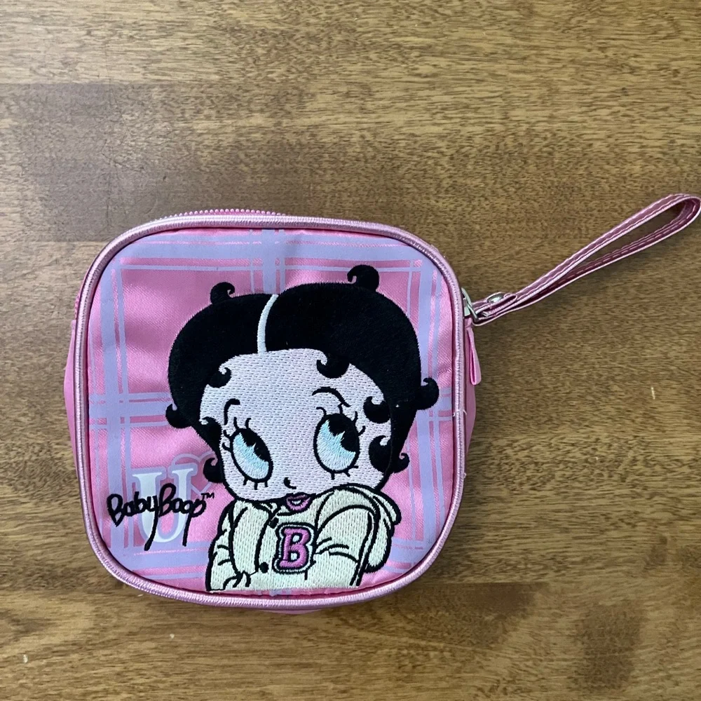 Y2K Baby Betty Boop Pink Wallet Wristlet or coin purse